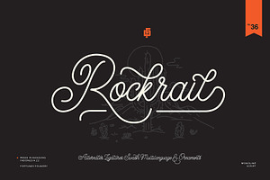 Rocktrail Monoline Script