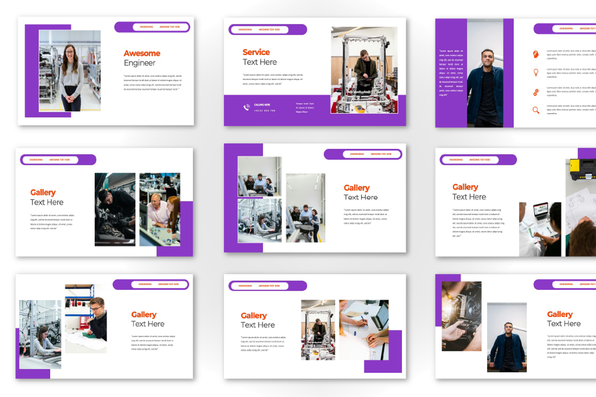 Momogy Engineering Google Slide, a Presentation Template by Overcloud (Photo 3 of 4)