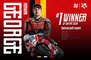 Throlacon - Condensed Racing Font, a Sans Serif Font by twinstd (Thumbnail 8 of 9)