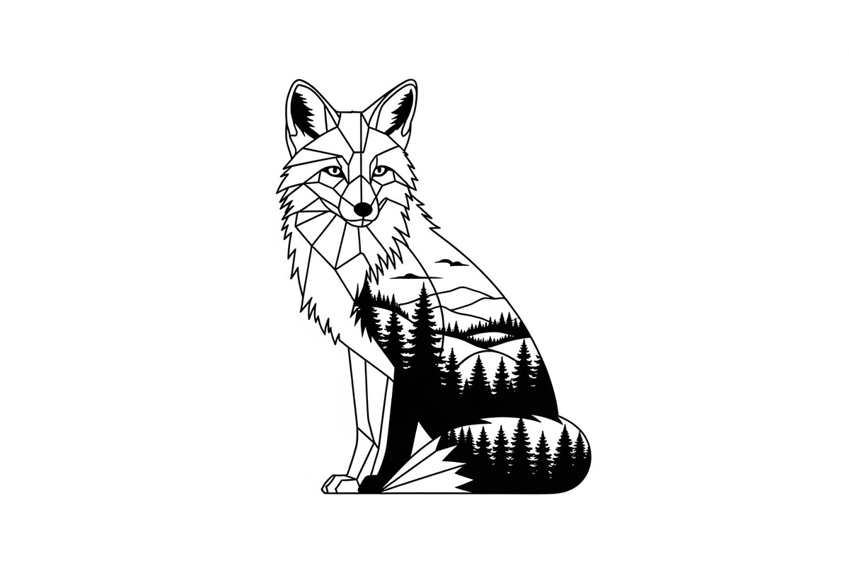 Fox Forest Silhouette Vector Bundle, an Illustration by Creativeshirt (Photo 27 of 31)