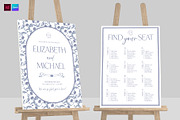 Wedding Welcome Sign & Seating Chart, a Poster Template by BrandPacks (Thumbnail 1 of 5)
