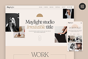 One Page WordPress Theme Elementor, a WordPress Template by Liw studio (Thumbnail 1 of 7)