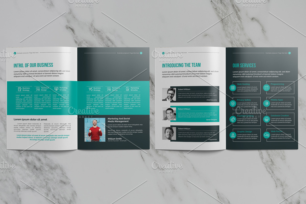 Project Proposal 16-Pages Design, a Brochure Template by Cristal Pioneer (Photo 5 of 5)