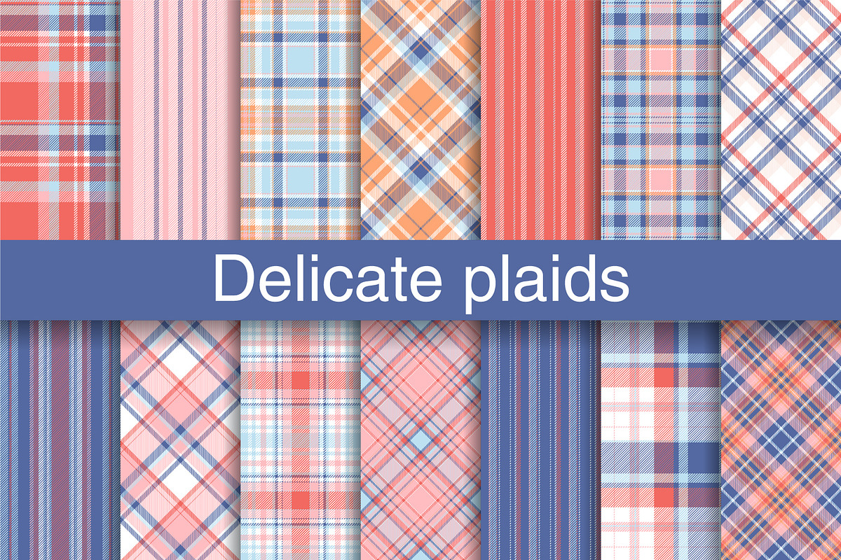 #74 Delicate Pattern Plaids, a Pattern Graphic by Plaid4You (Photo 1 of 9)