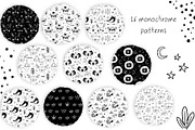 Scandinavian Monochrome Cute Animals, a Background Graphic by Irene_Boiko_ART (Thumbnail 4 of 8)