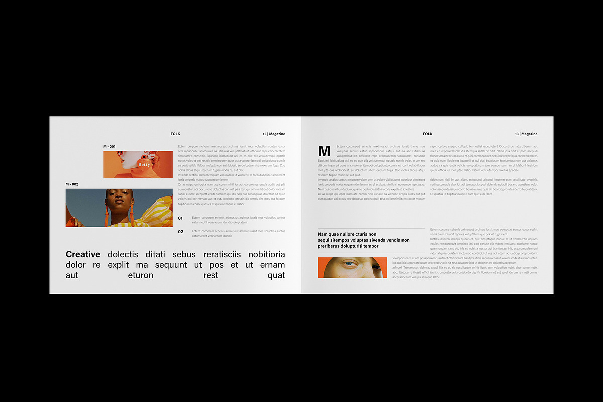 FOLK Modern Magazine Landscape, a Magazine Template by NorthPeak (Photo 6 of 12)