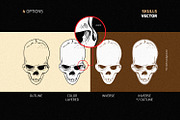Skull Vector Set, an Illustration by Juru Rancang Graphic (Thumbnail 3 of 5)