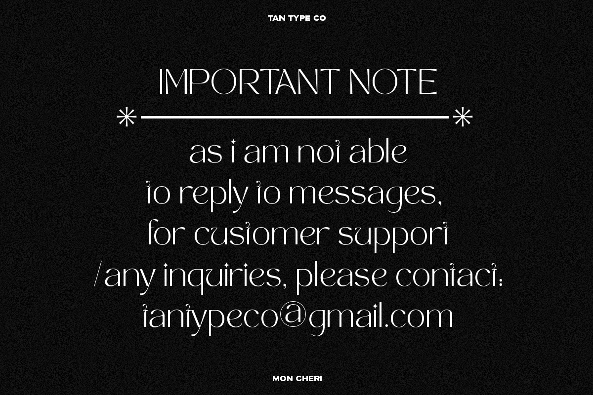 Tan Mon Cheri Font Free Downloadv - UIFreebies