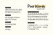 Pine Words Simple Handwritten, a Handwritten Font by Heinzel Std (Thumbnail 10 of 10)