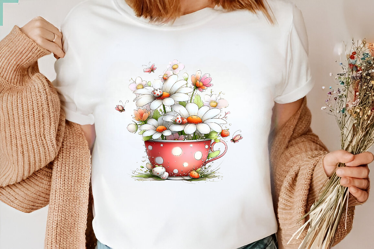 Whimsical Spring Strawberry Clipart, an Illustration by CreationArt (Photo 5 of 10)
