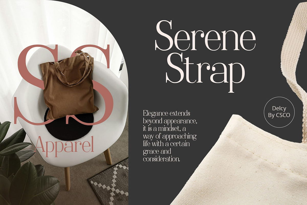 Delcy – Elegant Serif, a Font by Craft Supply Co. (Photo 4 of 8)