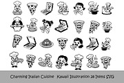 Charming Italian Cuisine Delights, an Object Graphic by SketchArtStudio (Thumbnail 1 of 3)