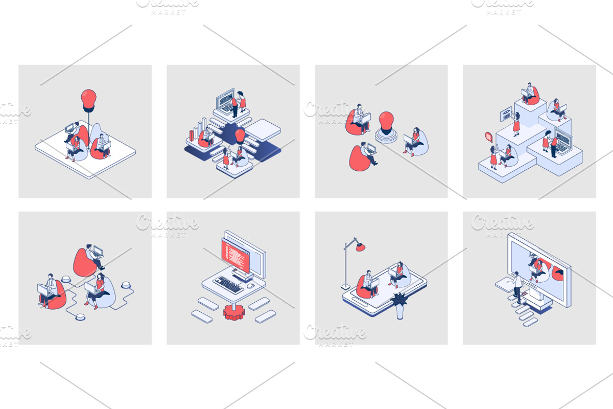 240 Isometric Icons, an Icon by alexdndz (Photo 7 of 31)