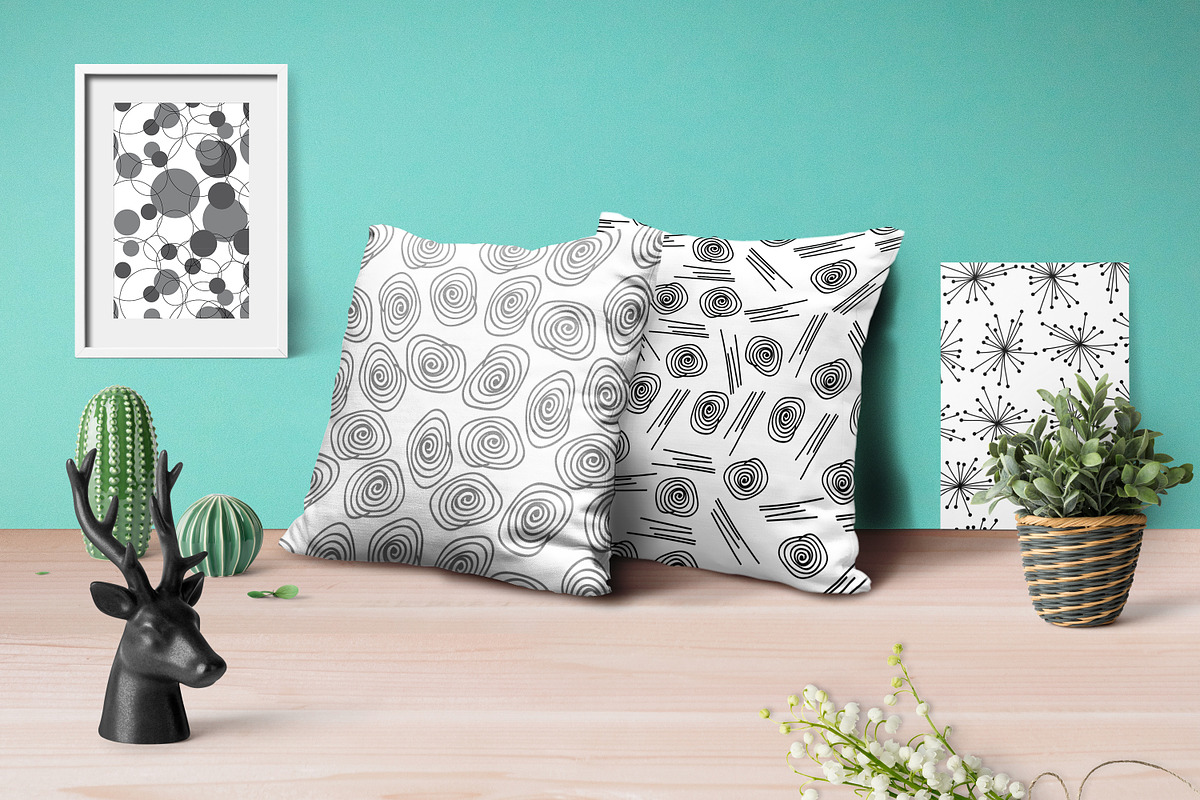 21 Hand Drawn Vector Pattern, a Pattern Graphic by Pixavics (Photo 3 of 11)