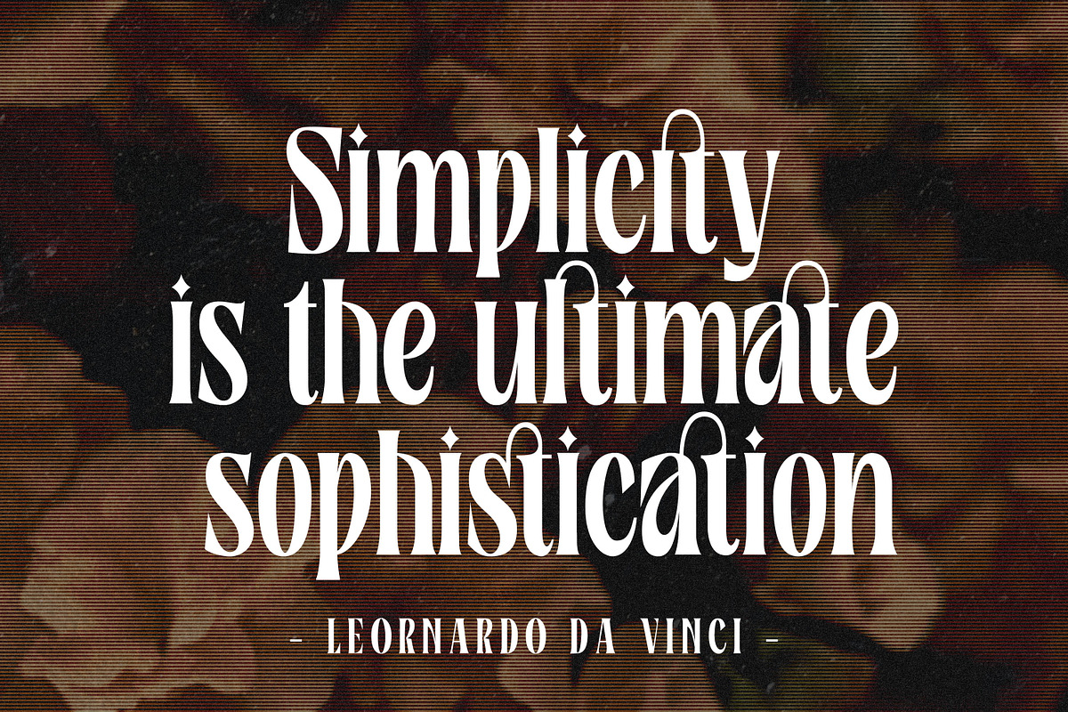 Rosamila Display, a Serif Font by Stripes Studio (Photo 5 of 11)