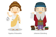 32 Discoverers &Inventors of History, an Education Illustration by asantosg (Thumbnail 4 of 17)