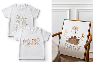 Cute Baby Dinosaurs & Patterns