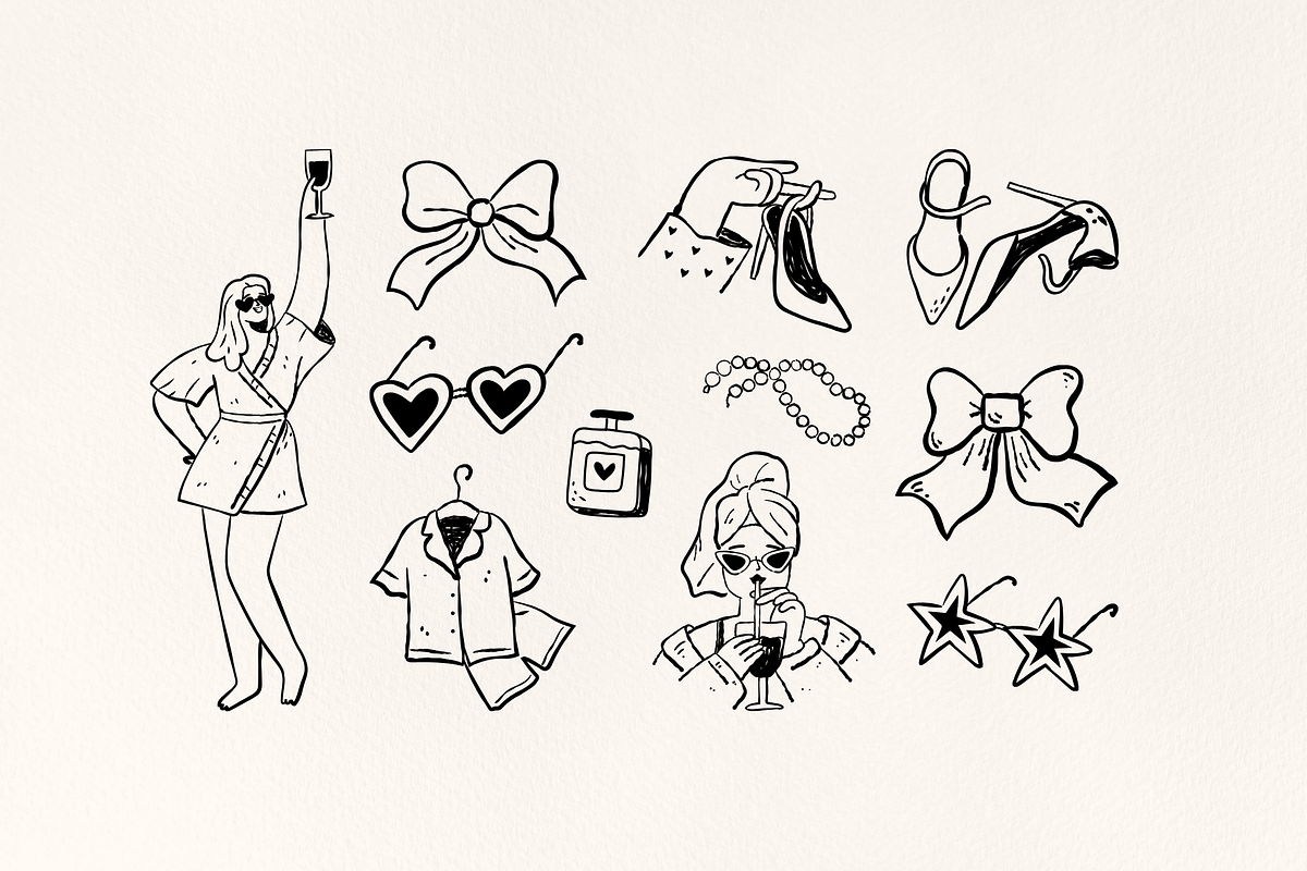 Bridal Shower Party SVG cute clipart, a Graphic by Heartwarming Art (Photo 4 of 10)