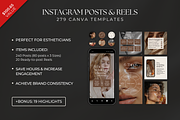 Instagram Bundle for Estheticians, a Social Media Template by Meraki Templates (Thumbnail 2 of 11)
