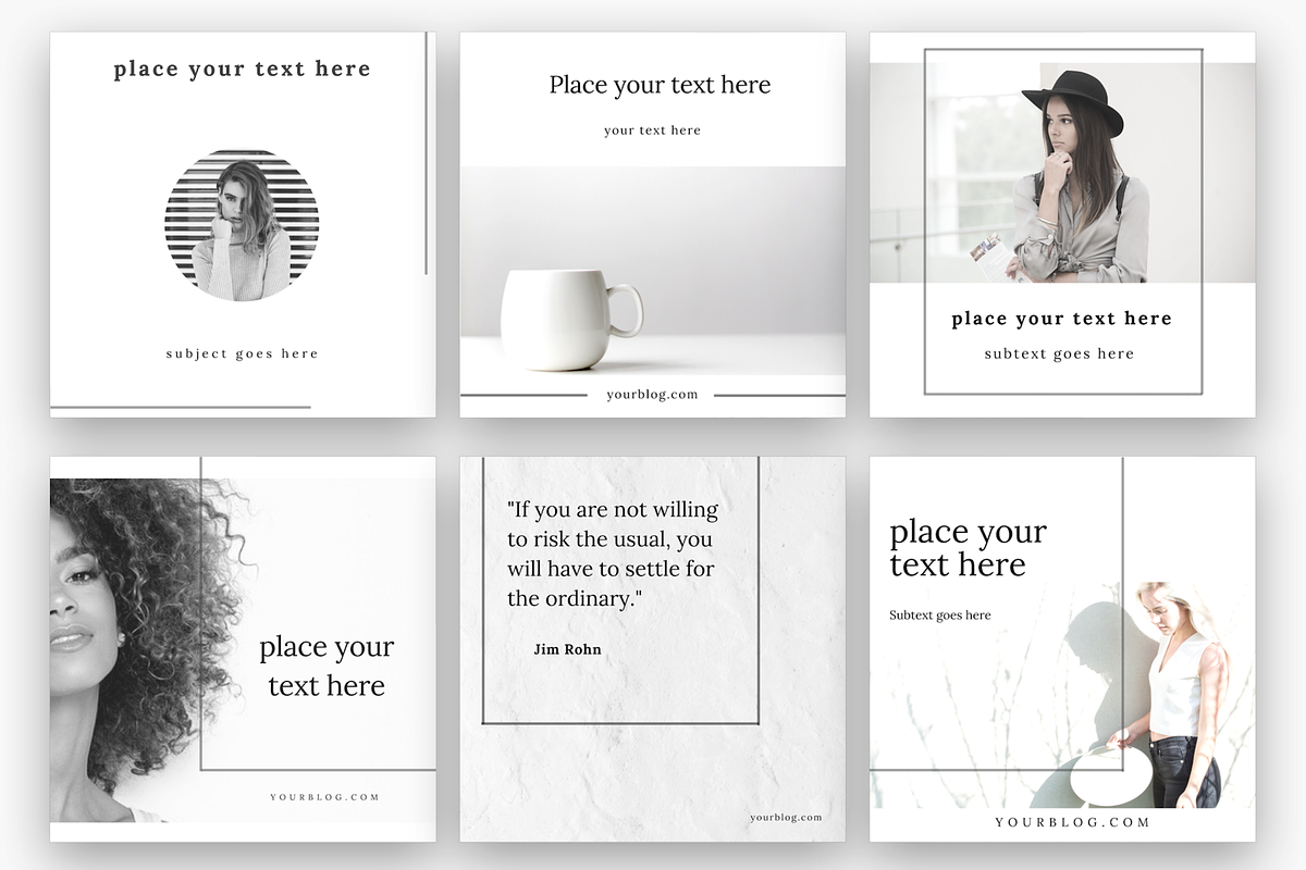 Luxe Instagram Design Pack, a Social Media Template by Sales Shop (Photo 3 of 3)