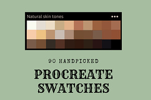 Procreate Skin Color Swatches