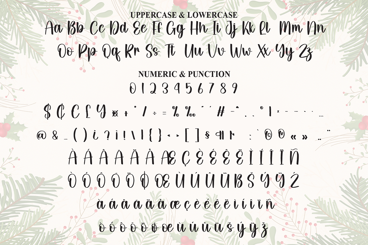 Christmas September | Script Font, a Handwritten Font by Scratchones (Photo 7 of 8)