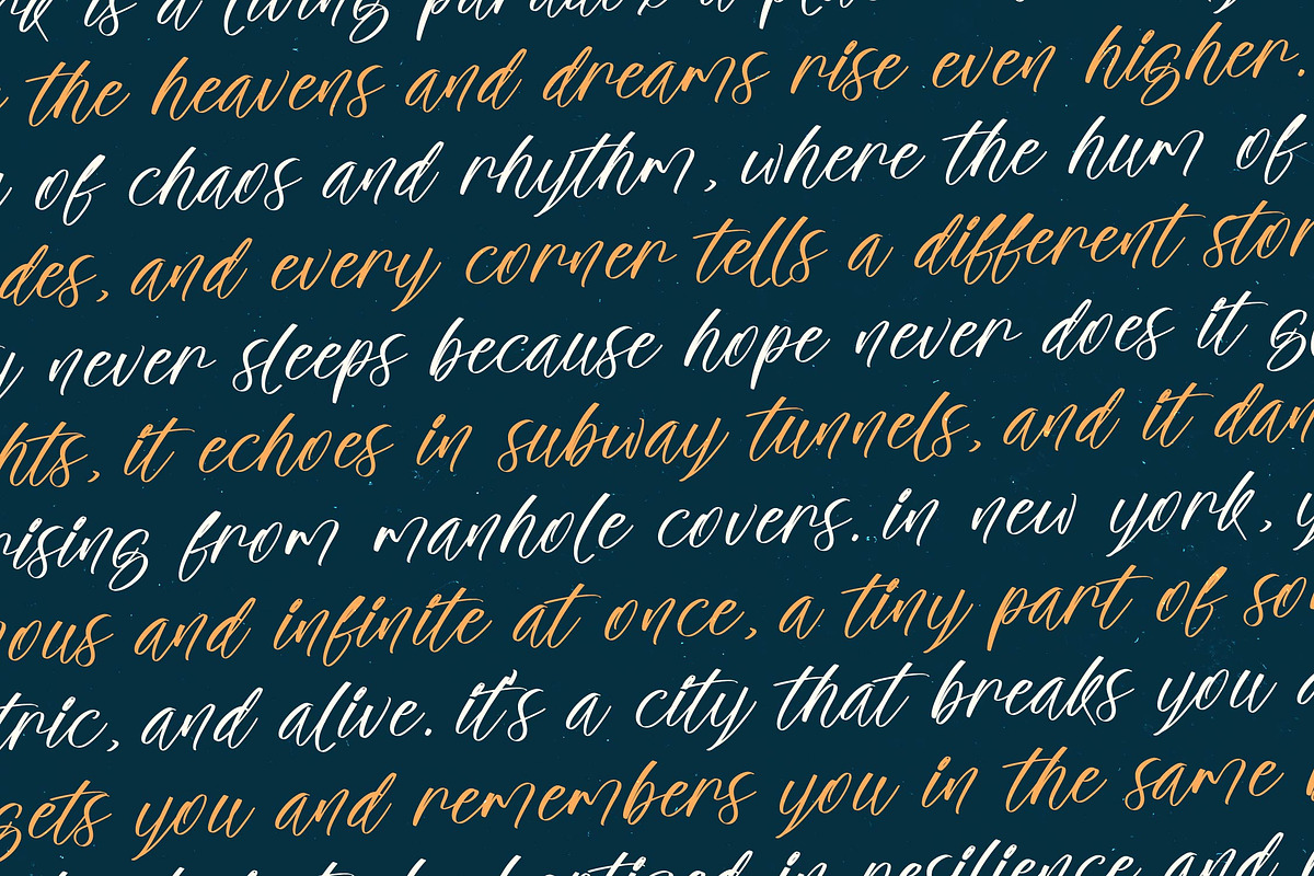 The Newyork Bold Handwritten Font, a Script Font by stylishtype.co (Photo 9 of 20)