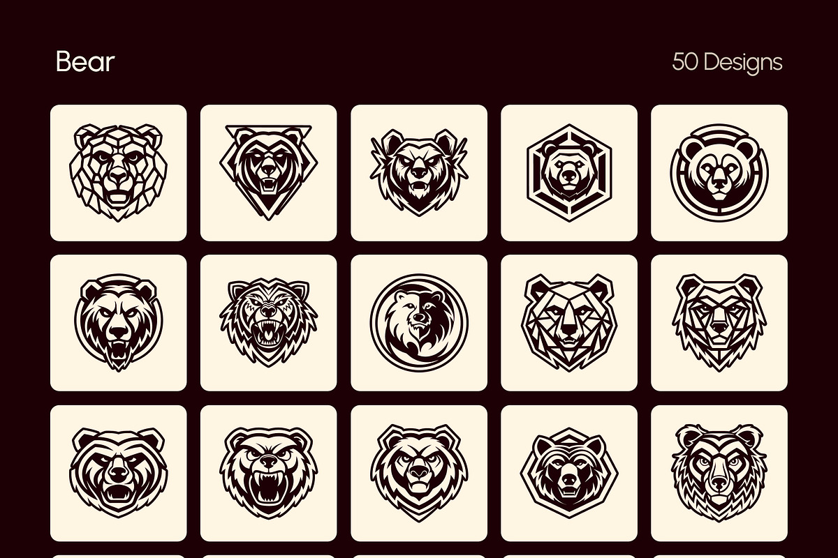 1500 Animal Logos, a Solid Icon by Creative Stall (Photo 11 of 37)