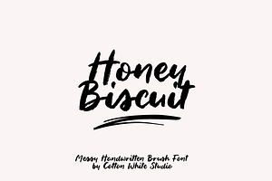 Honey Biscuits | Handwritten Font, a Handwritten Font by Sofia Skoog