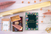 Boho Chic Pastel Christmas Mood, a Seasonal Illustration by Catch the Dream Art (Thumbnail 6 of 9)