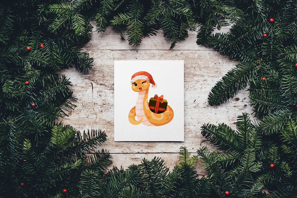 Cute snakes, Chinese New Year mascot, an Animal Illustration by Good Studio (Photo 15 of 16)