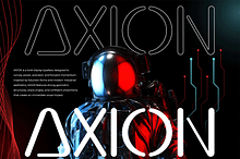 Axion - Bold Display Typeface