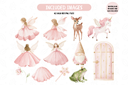 Pink Fairy Clipart Set, an Illustration by TatiMockup (Thumbnail 3 of 6)