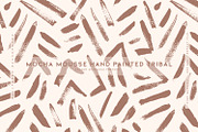 Mocha Mousse Hand Painted Tribal, a Wallpaper Graphic by MalyskaStudio (Thumbnail 1 of 6)
