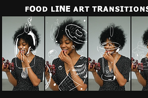 Food Transitions Motion Graphics, a Background Graphic by FlashFXbox