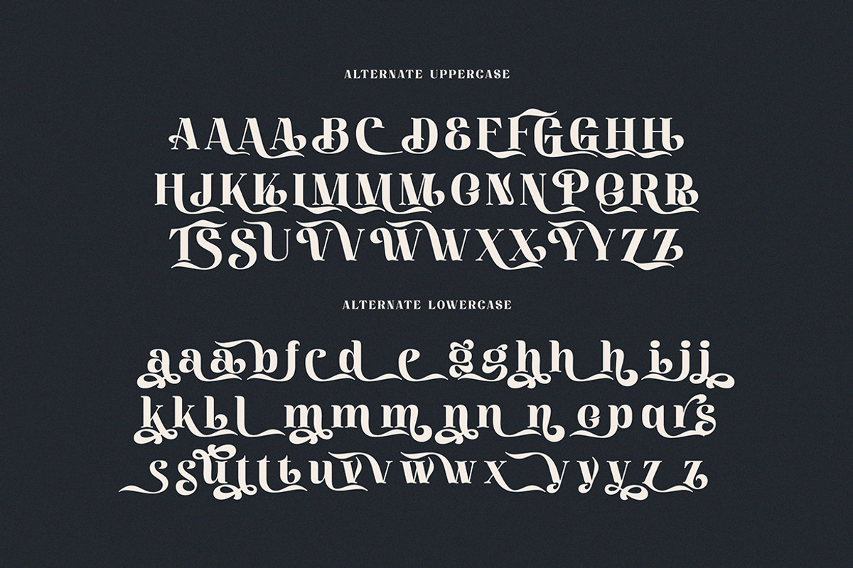 Mangat Lonergan, a Serif Font by Cruzine (Photo 6 of 8)