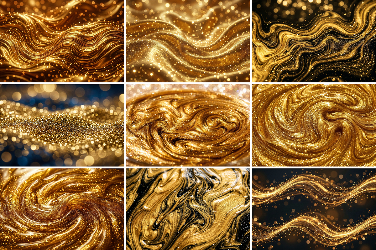 Gold Glitter Texture, a Texture Graphic by PopotLane (Photo 3 of 8)