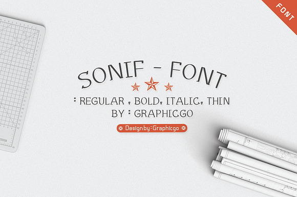 Sonif Font preview 5
