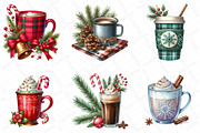 Cute Christmas Coffee Sublimation, an Illustration by DreamPrint404 (Thumbnail 5 of 6)