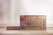 Kraft Paper Business Card, a Business Card Template by Marvel (Thumbnail 1 of 4)