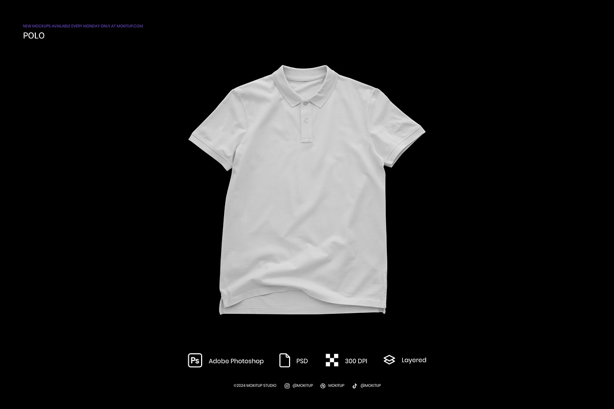 MOKITUP: Polo Mockup, a Shirt Mockup by MOKITUP (Photo 3 of 5)
