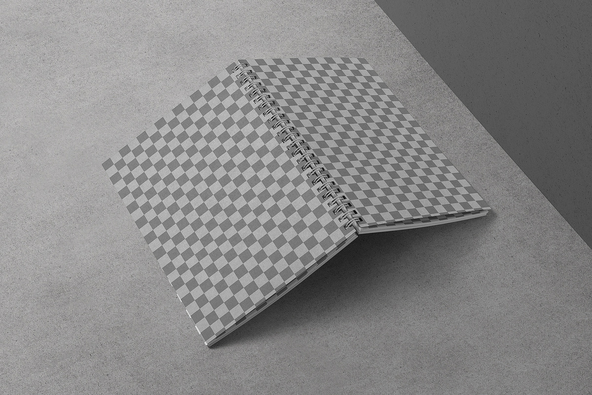 Spiral Notebook Mockup, a Books & Magazine Mockup by mockupbuys (Photo 7 of 10)