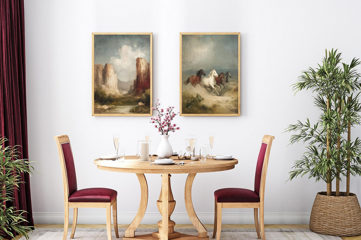 Vintage Southwestern Wall Art, a Decorative Illustration by PrintablesByFranklyn (Photo 7 of 7)