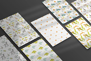 Tiny Jungle set. Zoo pattern, a Pattern Graphic by Lineli (Thumbnail 2 of 12)