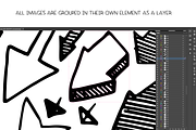 Arrows - vector illustration set, a Work Illustration by Renée from Studio neetje (Thumbnail 3 of 4)