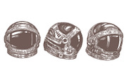 Astronaut Helmet, an Animal Illustration by alexrockheart (Thumbnail 3 of 9)