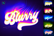 Mystic Blur Text Effects, a Layer Style Add-On by Andrew Skoch Design (Thumbnail 1 of 11)