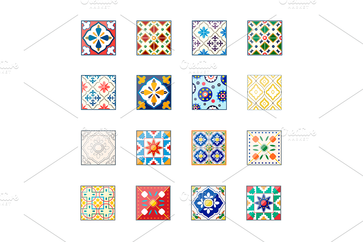 Azulejo Pattern VECTOR. Moroccan, a Pattern Graphic by Natalka Dmitrova art (Photo 12 of 29)