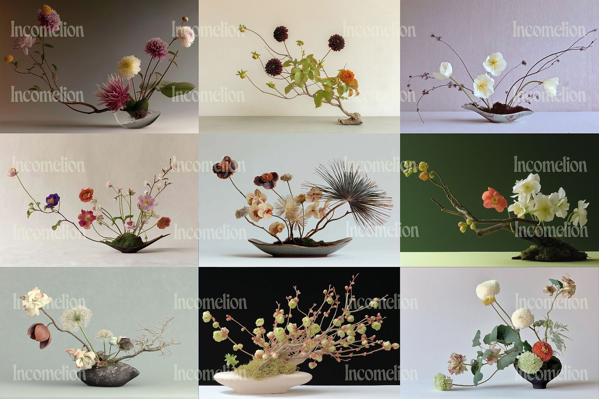 45 Japanese Ikebana Flowers Photos, a Nature Photo by Incomelion (Photo 10 of 13)