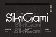 Sikigami - Family Font, a Sans Serif Font by Boril Std (Thumbnail 1 of 13)